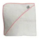 Gingham Hooded Towel - Pink