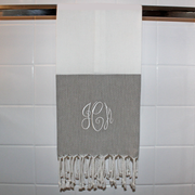 Turkish Hand Towel - Gray