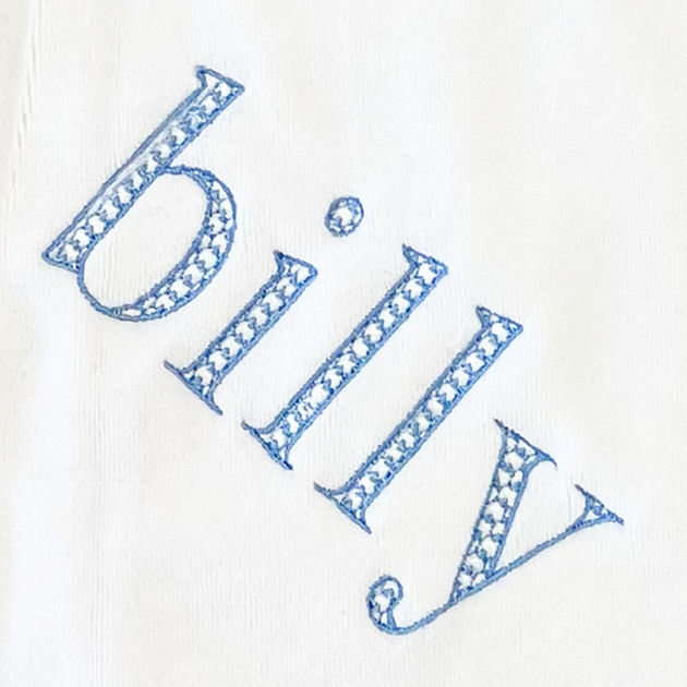 Velour Baby Blanket - White – Monograms on 4th
