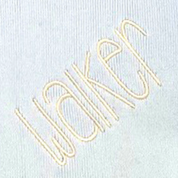 Jersey Knit Ruffle Blanket 36" x 36", Blue
